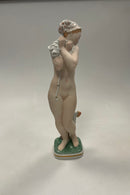 Royal Copenhagen Gerhard Henning overglasur figur af Badende Pige No 2428