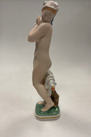 Royal Copenhagen Gerhard Henning overglasur figur af Badende Pige No 2428