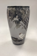 Royal Copenhagen Art Nouveau Vase - Høns og Hane No. 2031/66