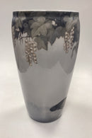 Royal Copenhagen Art Nouveau Vase - Høns og Hane No. 2031/66