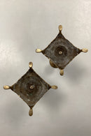 Antikke høje Lysestager i Messing