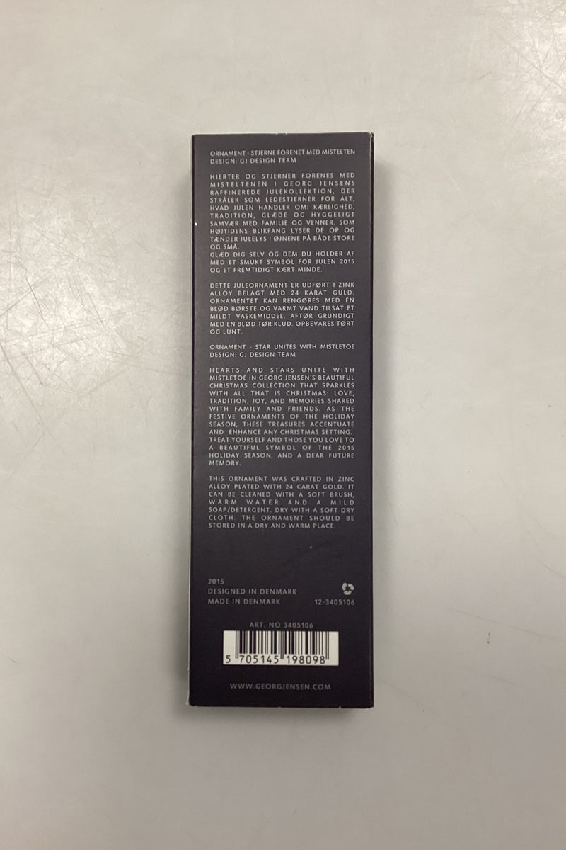Georg Jensen Christmas Collectibles  Ornament - Stjerne 2015
