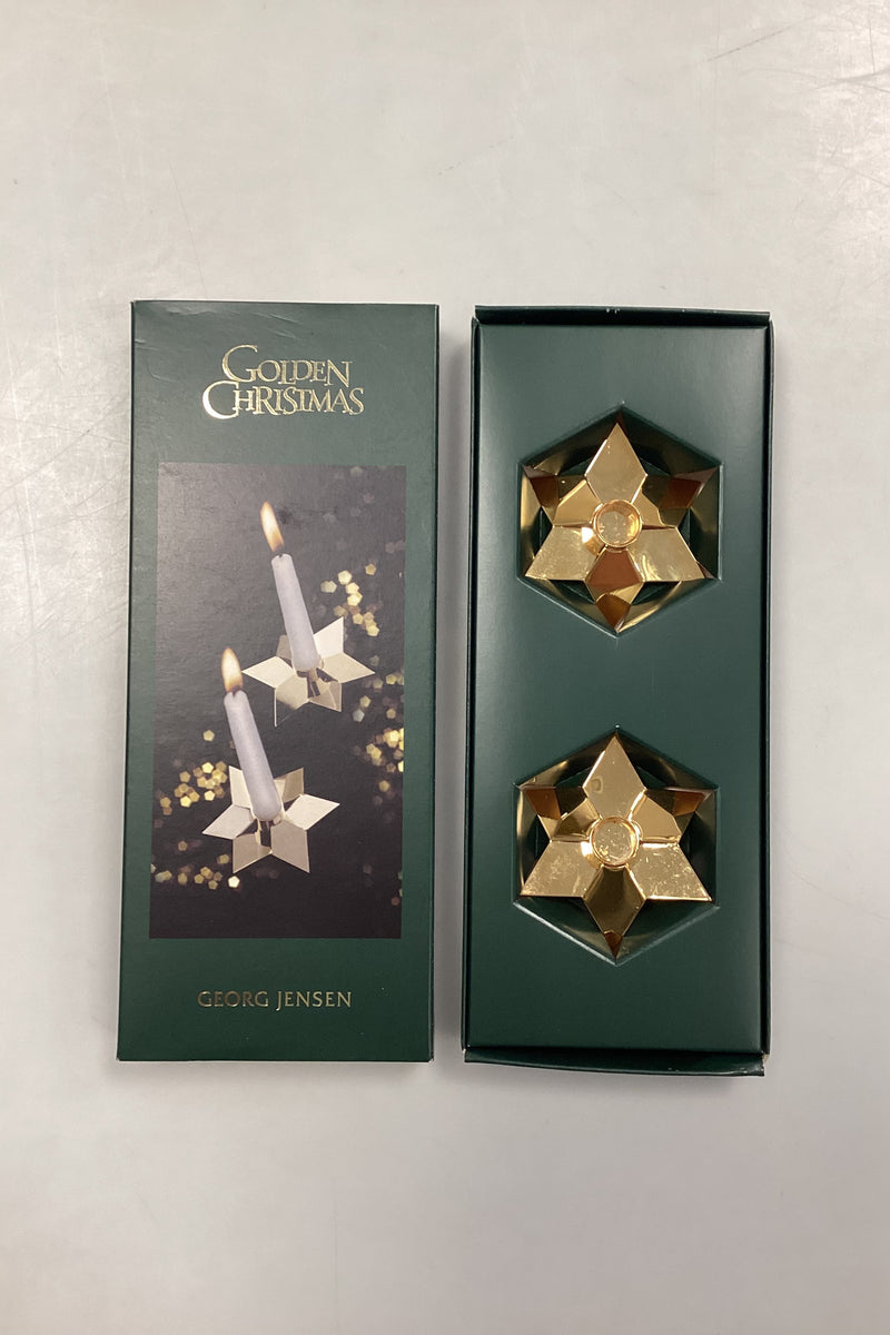 Georg Jensen Golden Christmas Stjernelysestager