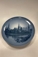 Kæmpe Royal Copenhagen Mindeplatte med Frederiksborg Slot No. 227/5285