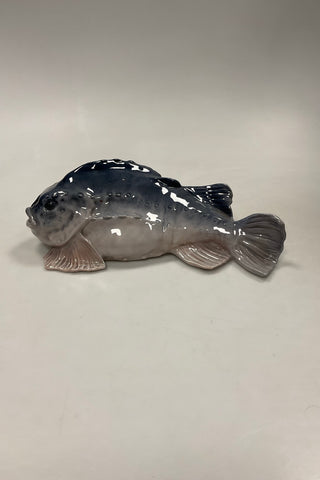 Royal Copenhagen Figur af Fisk - Stenbider No. 460
