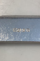 Udenlandsk Middagskniv i Sølvplet med skaft af Ben