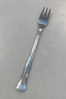 Dobbeltriflet Cohr-Atla sølvplet Skalddyrsgaffel