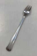 Dobbeltriflet Cohr-Atla sølvplet Skalddyrsgaffel