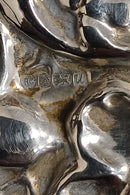 Engelsk Bordspejl/Billedramme med Ornamenteret Sterling Sølv&nbsp;