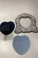 Engelsk Bordspejl/Billedramme med Ornamenteret Sterling Sølv&nbsp;