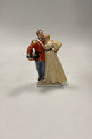 Royal Copenhagen Overglaze Figurine Soldier and Princess No 1180
