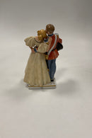 Royal Copenhagen Overglaze Figurine Soldier and Princess No 1180