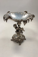 Østrisk Opstats/Frugtskål sæt i sølv med puttier