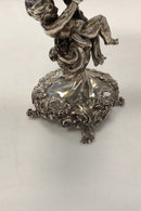 Østrisk Opstats/Frugtskål sæt i sølv med puttier