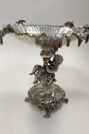 Østrisk Opstats/Frugtskål sæt i sølv med puttier