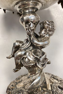 Østrisk Opstats/Frugtskål sæt i sølv med puttier