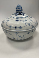 Royal Copenhagen Musselmalet Riflet Stor Jubilæums Punch Bowle No 189