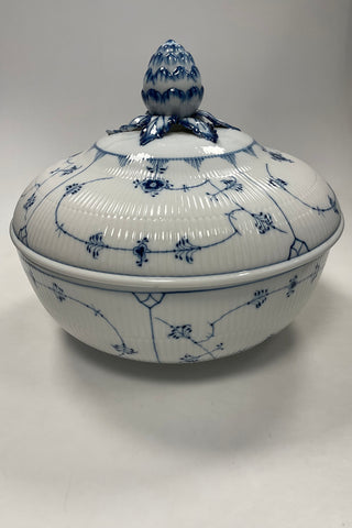 Royal Copenhagen Musselmalet Riflet Stor Jubilæums Punch Bowle No. 189
