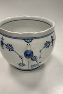 Royal Copenhagen Musselmalet Riflet Urtepotteskjuler No. 125