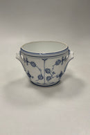 Royal Copenhagen Musselmalet Riflet Vinkøler / Urtepotteskjuler No. 287