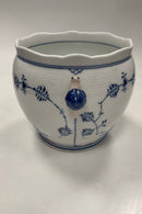 Royal Copenhagen Musselmalet Riflet Urtepotteskjuler No. 126