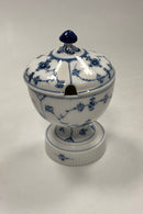 Royal Copenhagen Musselmalet Riflet Marmelade Krukke med Låg No. 2124