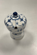 Royal Copenhagen Musselmalet Riflet Marmelade Krukke med Låg No. 2124