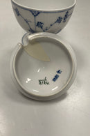 Royal Copenhagen Musselmalet Riflet Marmelade Krukke med Låg No. 2124