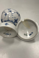 Royal Copenhagen Musselmalet Riflet Marmelade Krukke med Låg No. 2124