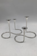 Anton Michelsen Sterling Sølv Lysestager Eigil Jensen (2) - Danam Antik