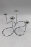 Anton Michelsen Sterling Sølv Lysestager Eigil Jensen (2) - Danam Antik