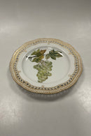 Royal Copenhagen Privat Malet Flora Danica Frugttallerken No. 3554