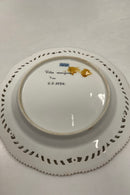 Royal Copenhagen Privat Malet Flora Danica Frugttallerken No. 3554