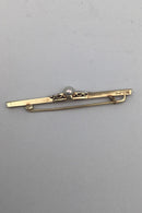 David Andersen 14K Guld Broche med Perle - Danam Antik