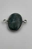 Georg Jensen Sterling Silver Torun Moss agate Stone No. 203 A