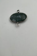 Georg Jensen Sterling Silver Torun Moss agate Stone No. 203 A