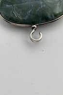 Georg Jensen Sterling Silver Torun Moss agate Stone No. 203 A