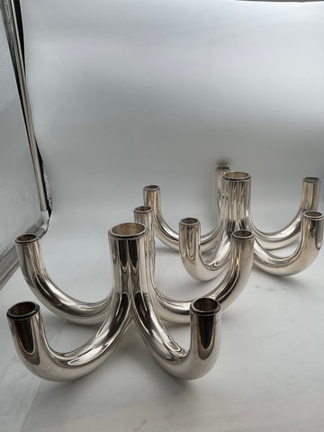 Par Georg Jensen Sterling Sølv 6 armet lysestager No. 1175
