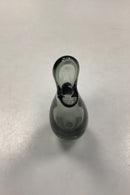 Holmegaard Duckling / Næb-Vase med røget skær