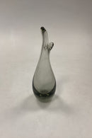 Holmegaard Duckling / Næb-Vase med røget skær