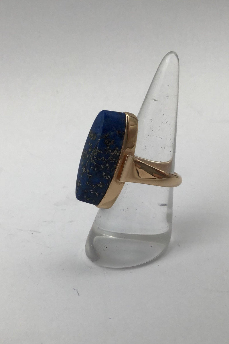 Hans Hansen 14K Guld Ring Lapis Lazuli - Danam Antik