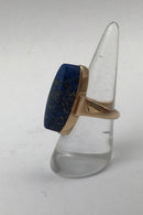 Hans Hansen 14K Guld Ring Lapis Lazuli - Danam Antik