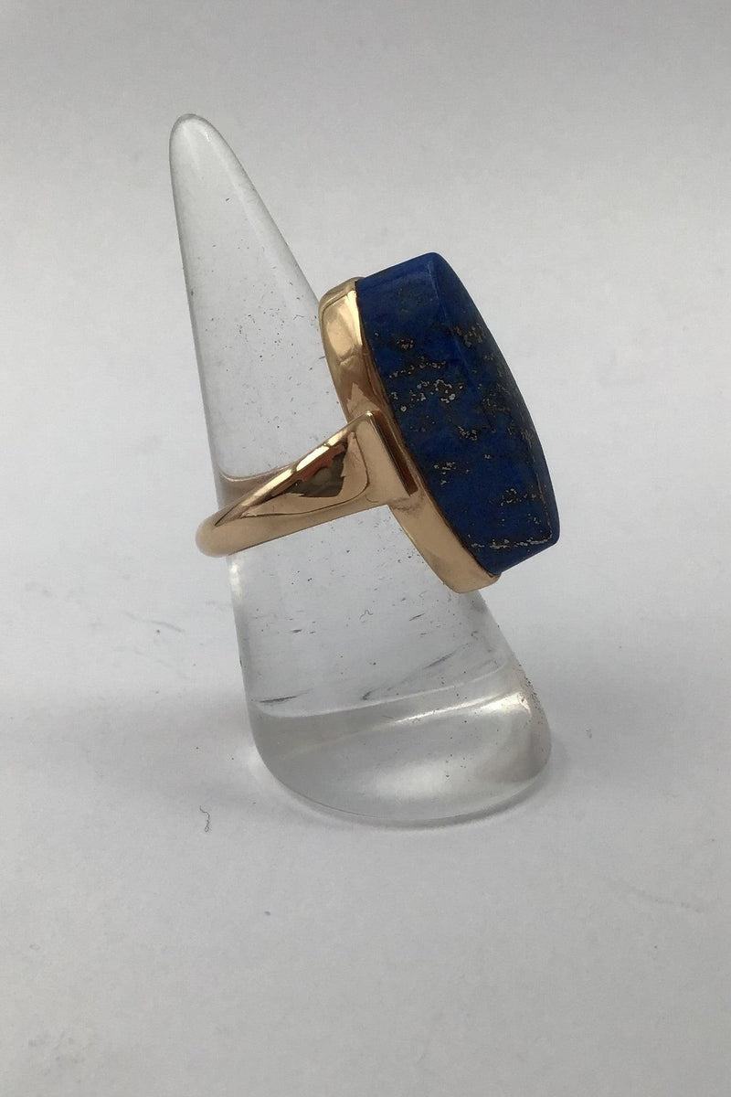 Hans Hansen 14K Guld Ring Lapis Lazuli - Danam Antik