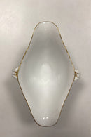 Royal Copenhagen Saxon Flower Light Gravy Boat No. 1650