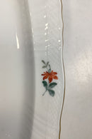 Royal Copenhagen Let Saksisk Blomst Fiskefad No. 1561