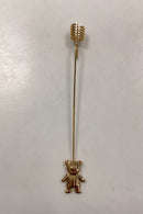Georg Jensen Golden Christmas Lyseholder - Bamse 2003
