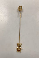 Georg Jensen Golden Christmas Lyseholder - Bamse 2003