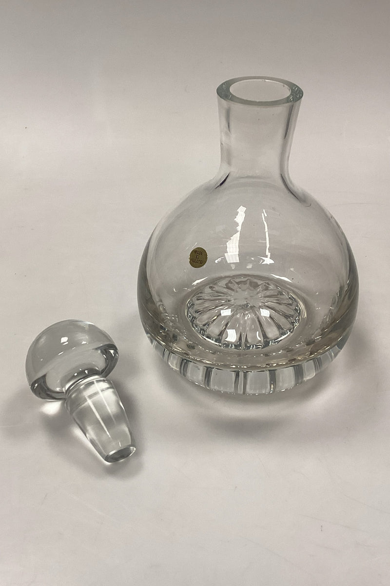 Polsk Glas Karaffel med låg