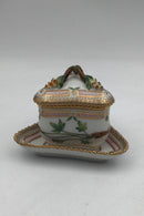 Royal Copenhagen Flora Danica 20/3575 + 20/3576 Trekantet Cremekop - Danam Antik