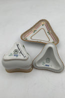 Royal Copenhagen Flora Danica 20/3575 + 20/3576 Trekantet Cremekop - Danam Antik